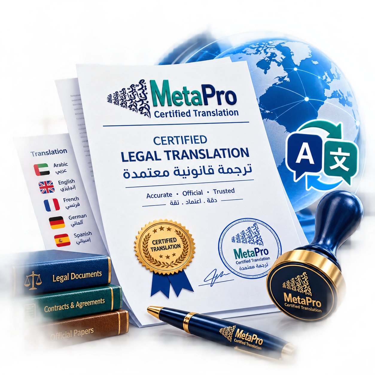 MetaPro Legal Translation L.L.C — Certified Legal Translation Licensed by the UAE Ministry of Justice